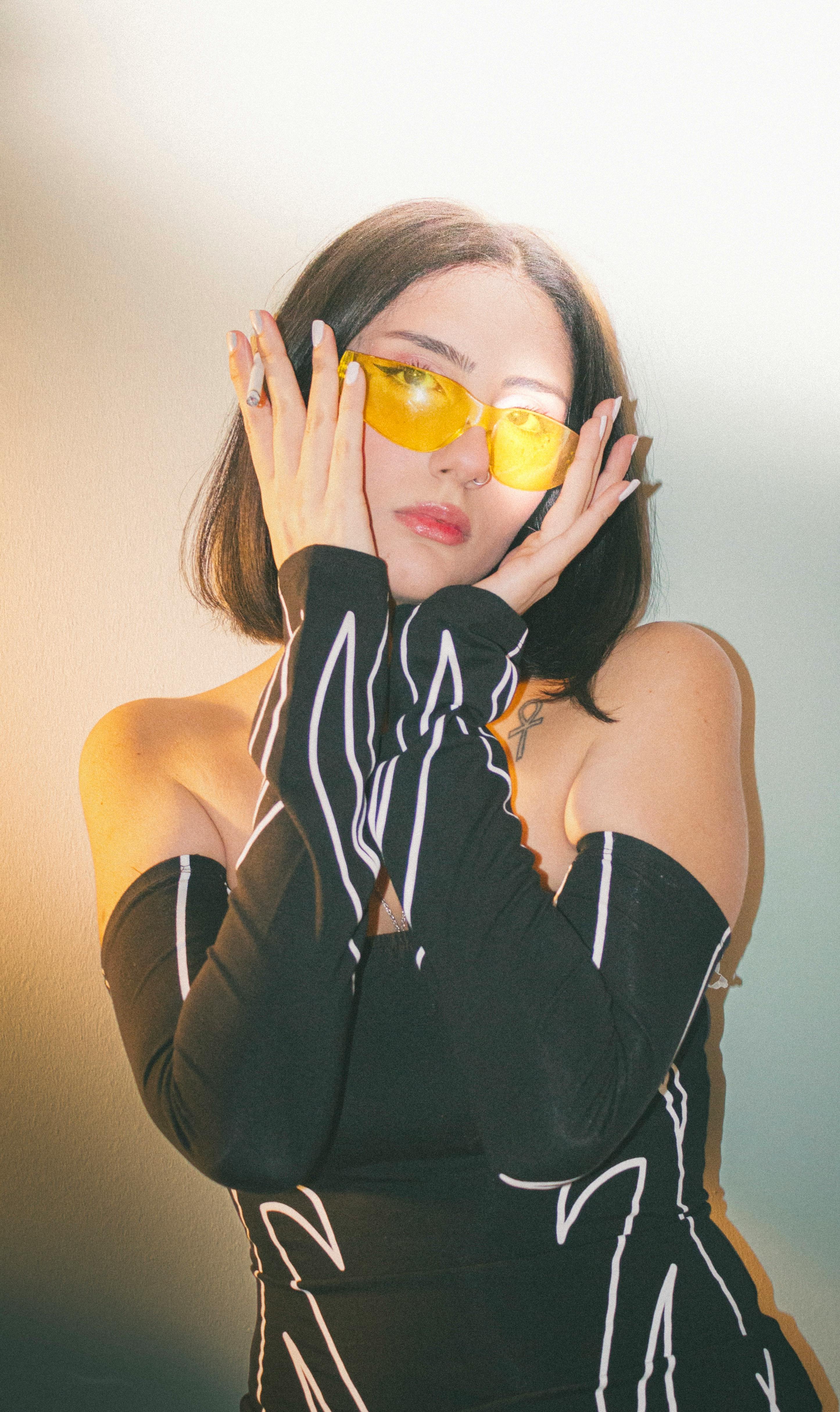 Yellow Designer Women's Sunglasses